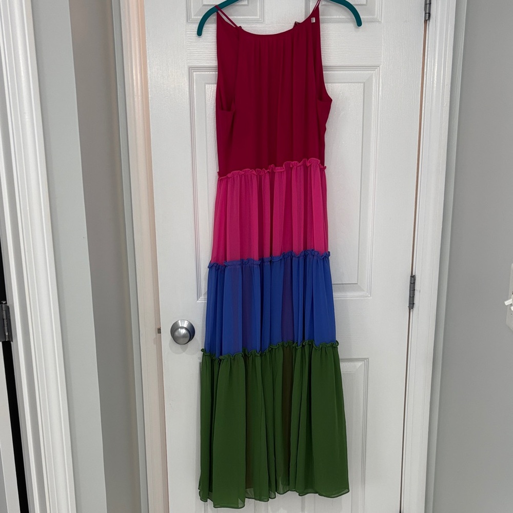 Colorful Tiered Maxi Dress
